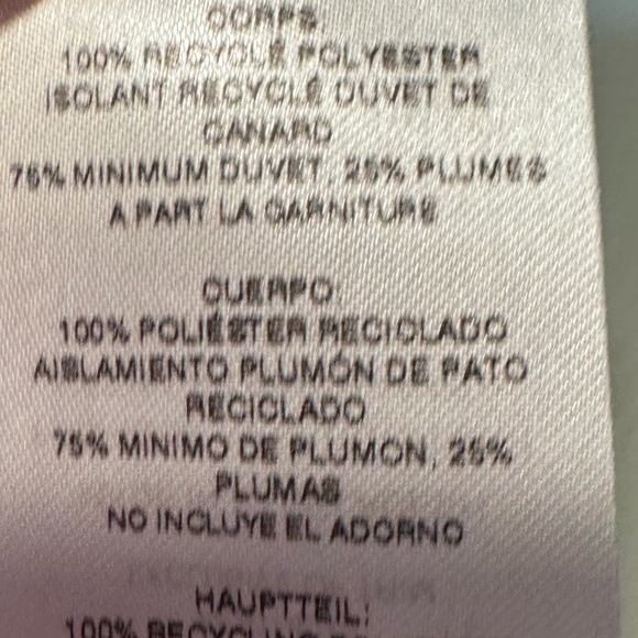 Patagonia Infant Red Down Vest 12-18 months - Picture 5 of 6